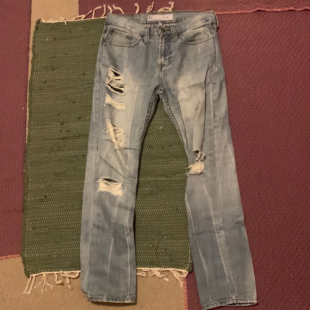 Ripped Blue Jeans